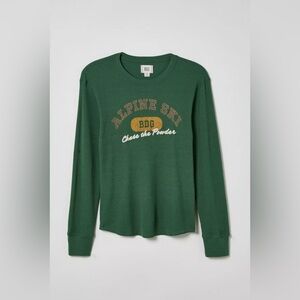 Urban Outfitters BDG Alpine Thermal Long Sleeve Tee Unisex Medium NWT